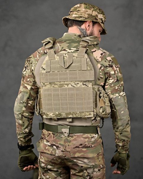Плитоноска Single Sword Cordura 1000D із системою Molle та 7-ма Підсумками піксель buy191032frs фото