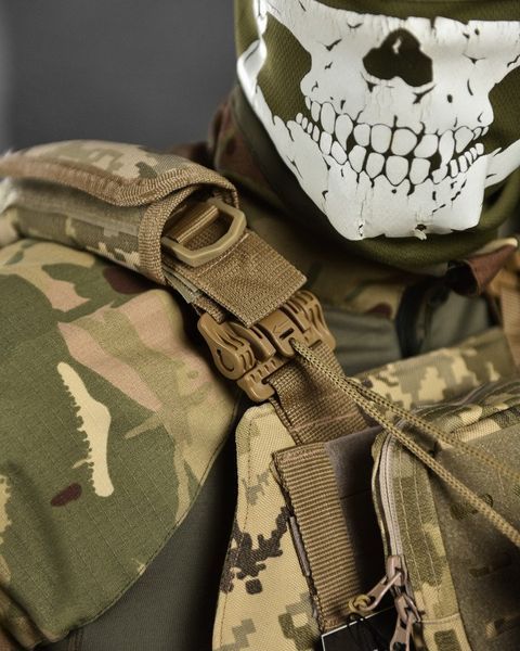 Плитоноска Single Sword Cordura 1000D із системою Molle та 7-ма Підсумками піксель buy191032frs фото