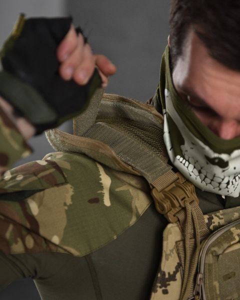 Плитоноска Single Sword Cordura 1000D із системою Molle та 7-ма Підсумками піксель buy191032frs фото