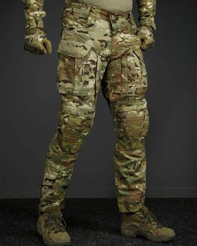 Тактичні Штани Kalista Military Full-Pro з прихованими наколінниками мультикам розмір S bkr571833frs-S фото