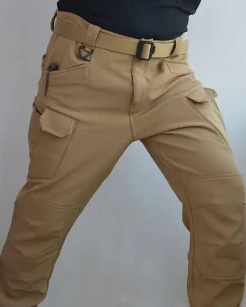 Утеплені Штани SoftShell на флісі койот розмір M skl6264frs-M фото