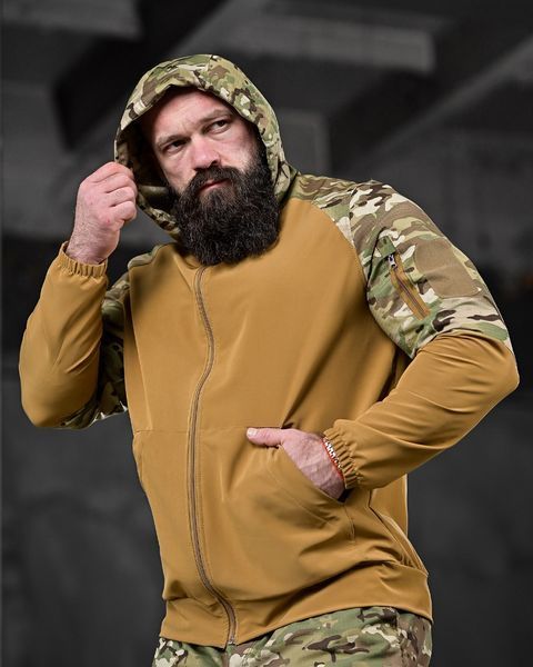 Вітровка&nbsp;7.62 Tactical з липучками під шеврони койот розмір M buy91524frs-M фото