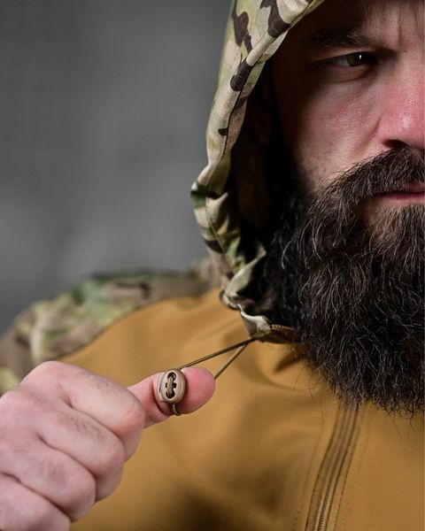 Вітровка&nbsp;7.62 Tactical з липучками під шеврони койот розмір M buy91524frs-M фото