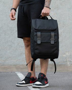 Рюкзак Without Eliot Oxford з відділенням до ноутбука чорний 42 х 27 см wb8049724frs фото