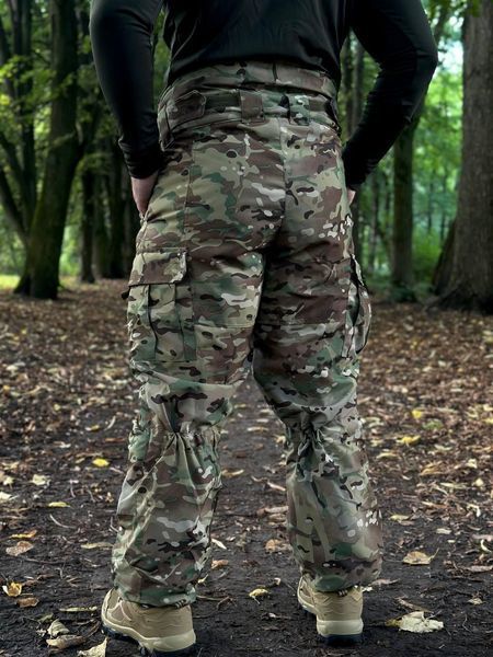 Штани SoftShell на синтепоні з підтяжками мультикам розмір S for01652frs-S фото