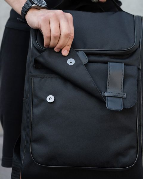 Рюкзак Without Eliot Oxford з відділенням до ноутбука чорний 42 х 27 см wb8049724frs фото