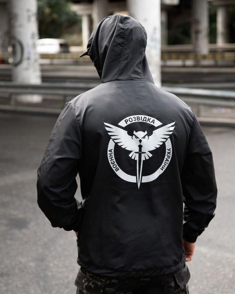 Вітровка Born of War з принтом Розвідка чорна розмір S buy97362frs-S фото