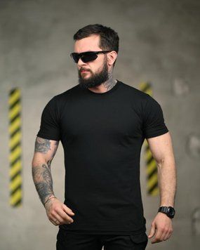 Бавовняна Футболка Sfera чорна розмір M buy86239frs-M фото