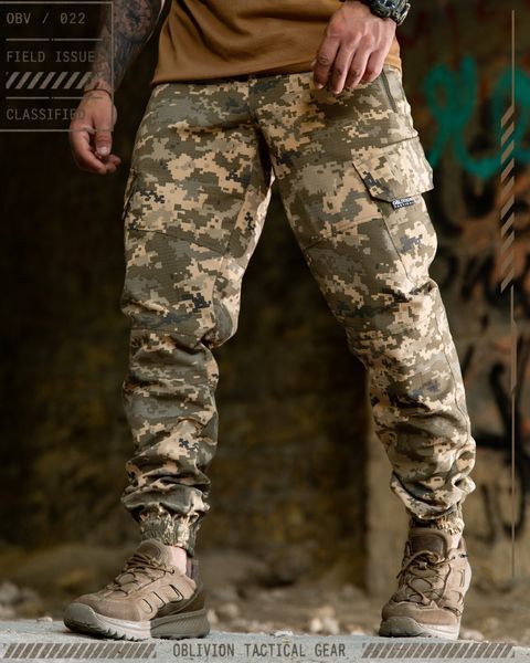 Тактичні Штани-Джогери Oblivion Tactical Raster піксель розмір S buy97063frs-S фото