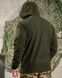 Флісова Кофта 7.62 Tactical Hexagon Hybrid соти з капюшоном олива розмір 2XL buy97902-2XL фото 2