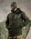 Флісова Кофта 7.62 Tactical Hexagon Hybrid соти з капюшоном олива розмір 2XL buy97902-2XL фото 4