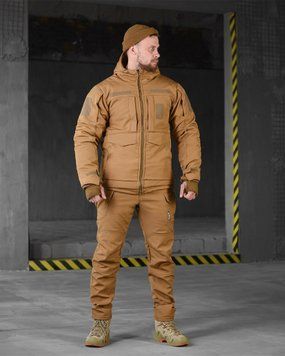 Форма 7.62 Tactical Manheten Softshell Куртка з підкладкою Omni-Heat + Штани на флісі койот розмір S buy90442frs-S фото