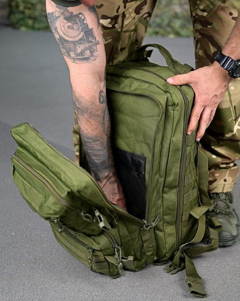 Рюкзак 30л ТХЕ з кріпленням Molle олива розмір 45 х 26 х 25 см buy93254frs фото