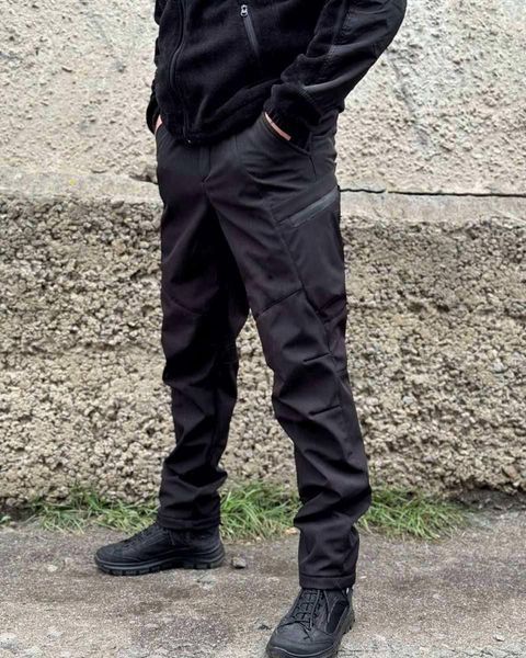 Штани Viking 2.0 SoftShell на флісі чорні розмір S for04331frs-S фото