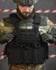 Плитоноска Cordura 1000D в зборі із Підсумками та системою Molle чорна розмір універсальний buy85794frs фото 3