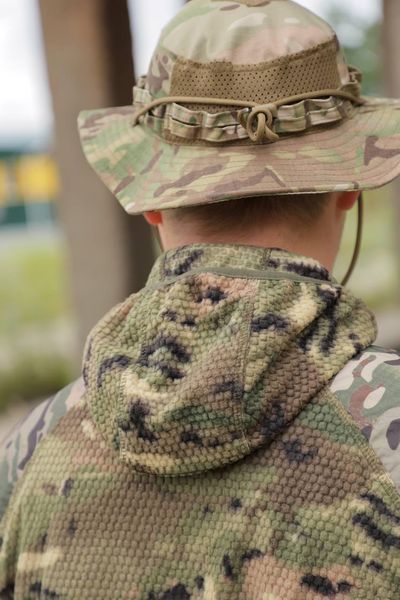 Флісова Кофта Вафелька з капюшоном та липучками під шеврони мультикам розмір 2XL for01559frs-2XL фото