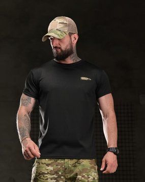 Футболка Born Of War Coolmax з принтом Si Vis Pacem Para Bellum чорна розмір S buy96901frs-S фото