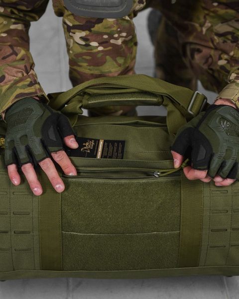 Сумка баул Silver Knight Cordura 600D із кріпленням Molle олива розмір 55х30х25 см buy86718frs фото