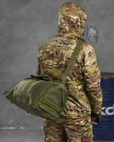 Сумка баул Silver Knight Cordura 600D із кріпленням Molle олива розмір 55х30х25 см buy86718frs фото