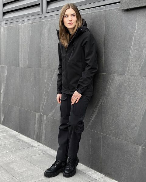 Жіноча Куртка Pobedov Matrix SoftShell чорна розмір 2XL pobOWku2780bafrs-2XL фото