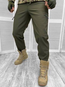 Штани Сerimonia Softshell на флісі олива розмір S buy12183frs-S фото