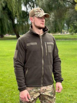 Флісова Кофта олива розмір 2XL for00081frs-2XL фото