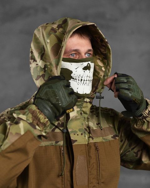 Форма Горка 7.62 Tactical Commando ріп-стоп Куртка + Штани з підтяжками мультикам розмір L buy86279frs-L фото