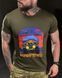 Футболка Born Of War Coolmax з принтом Highway to Hell олива розмір S buy96908frs-S фото 6