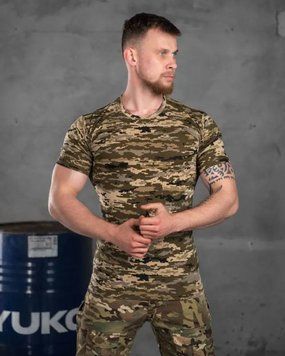 Бавовняна Футболка піксель розмір L buy86507frs-L фото