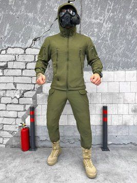 Костюм Gun Softshell Куртка з капюшоном + Штани олива розмір 2XL buy83918frs-2XL фото