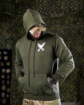 Худі Maklin Girl з принтом Міномет олива розмір M buy92229frs-M фото