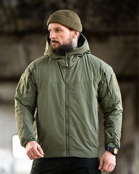 Куртка Yinren Scorpion Gore Windstopper G-Loft з капюшоном олива розмір M buy94785frs-M фото
