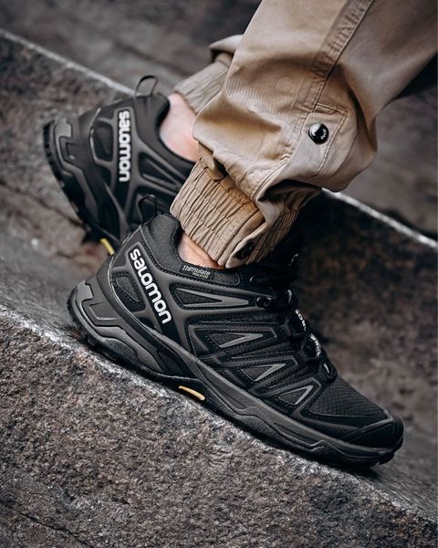 Кросівки Salomon з нейлоновими вставками чорні розмір 41 buy93546frs-41 фото