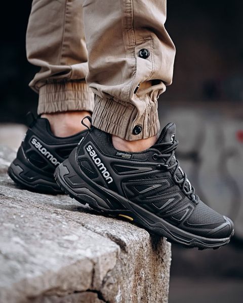 Кросівки Salomon з нейлоновими вставками чорні розмір 41 buy93546frs-41 фото