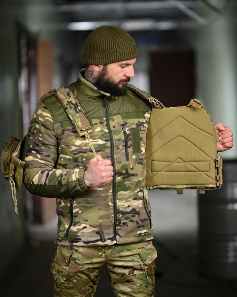 Плитоноска Attack Tactical Cordura з підсумками мультикам buy95193frs фото