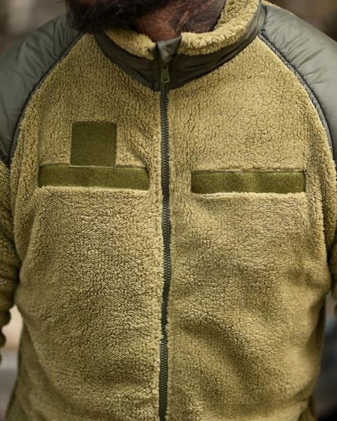 Тактична Флісова Кофта Sherpa Fleece Level 7 олива розмір S buy97798frs-S фото