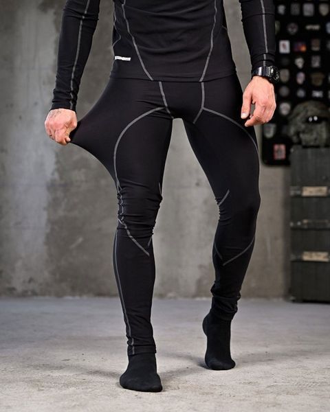 Термобілизна Zelart Triangle Кофта + Штани чорна розмір L-XL buy60037frs-L-XL фото