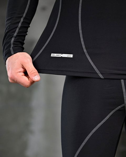 Термобілизна Zelart Triangle Кофта + Штани чорна розмір L-XL buy60037frs-L-XL фото