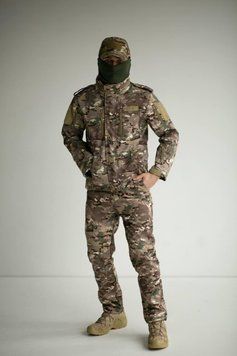 Форма SoftShell на флісі Куртка з прихованим капюшоном + Штани мультикам розмір 3XL for00280frs-3XL фото