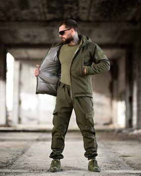 Костюм 7.62 Tactical Progress Куртка на Omni-Heat + Штани олива розмір M buy94688frs-M фото