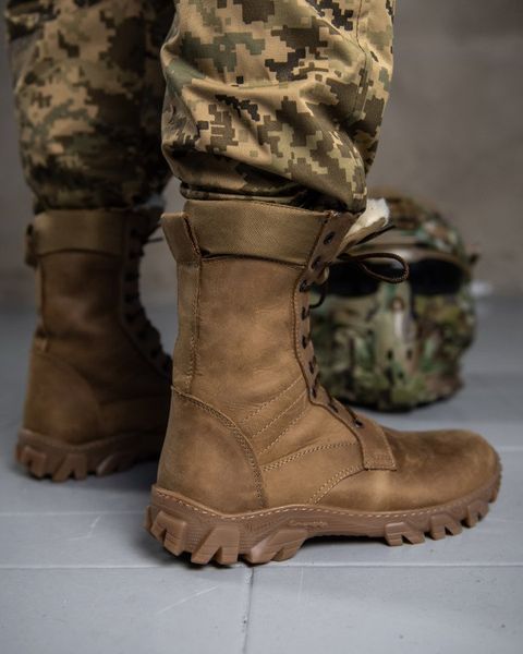 Нубукові берці на хутрі All-terrain койот розмір 36 buy12396frs-36 фото
