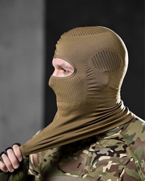 Балаклава з вентиляційними вставками койот розмір універсальний buy91507frs фото